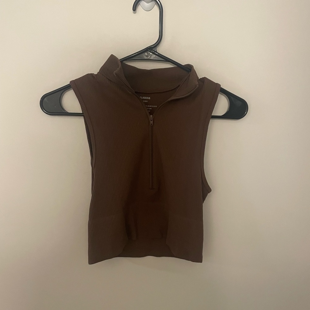 Glassons zip-up crop top!!!